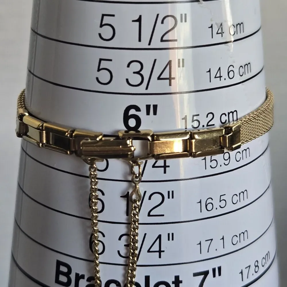 Vtg Ladies Baylor 17 Jewel Swiss Mechanical Watch Speidel For Parts Repair READ